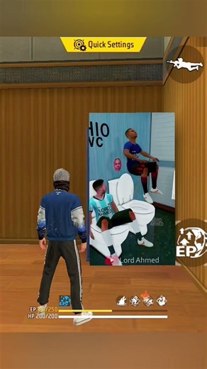 CR7+ Messi+ Mbappe in toilet 😈Free Fire Animation #shorts