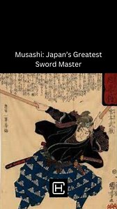Miyamoto Musashi was Japan's greatest ronin or masterless samurai. He defeated 62 opponents in duels and famously wielded two blades in combat. Musashi created his own budokan or school. He designed a fighting system called Niten-Ich' or two heavens in one. The ronin fought with the shogun in some of the period's greatest battles including the Siege of Osaka and the Battle of Sekigahara. Later he became a hermit and wrote The Book of Five Rings. | History Collection