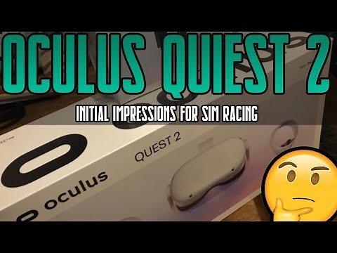 Oculus Quest 2 VR Headset - Initial impressions using link for sim racing (iRacing / ACC)