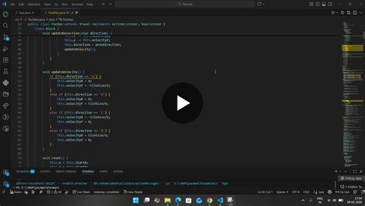 Pacman Game Built with Java and Java Swing | Krish S posted on the topic | LinkedIn