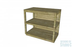 Build a Pacific Two-Shelf Bookcase