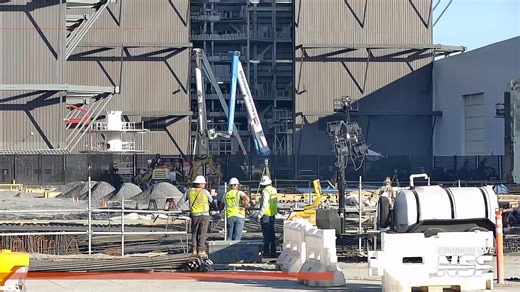 20K views · 412 reactions | From our latest Starbase Summary (Sep 28-30, 2025): GigaBay foundation work is getting exciting; a look at the progress of future nosecones in the Starfactory; and the LR 11000 crane disassembly has begun! For all that, and more, check out the full summary video by clicking the link in the comments below.  Note: Optional narration from John “Das” Galloway available using ‘English’ in the audio selector. | NASASpaceflight.com | Facebook