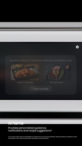 The Bespoke AI Oven with AI Home is here to simplify your life with personalized recipe suggestions and smart device control. | Samsung | Facebook