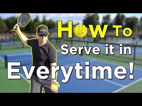 How to Serve Consistently In Pickleball - Pickleball Instruction
