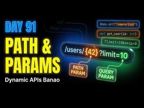This Makes Your APIs Dynamic 🤯 | FastAPI Parameters | Day 91