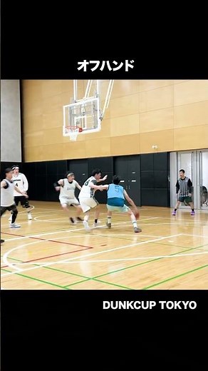 【オフハンド】ドリブルしていない方の手の事。ディフェンスからボールを守ったり、ディフェンスの動きを制限するのに使用する。