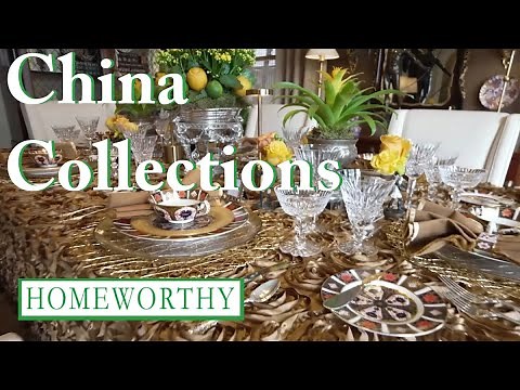 INSIDE CHINA CLOSETS | China Collections, Flatware, Table Decor and More