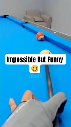 Impossible But Funny 😆#shorts #funny #8ballpool #pool #billiardsgame #billiards