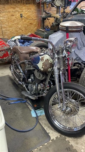save the rust motorcycles latest build a 1943 harley bobber wlc WW2