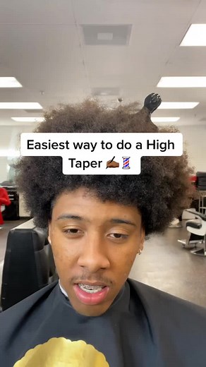 High Taper Tutorial for Afro Hair