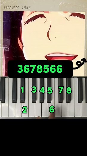 Akuma no Ko Attack on Titan Piano Tutorial #shorts #akumanoko #pianotutorial