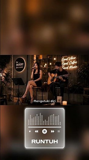 Runtuh versi live akustik bikin hati semakin galau? #jazzcoverindonesia #jazzcover #musikviral