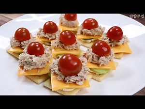 Tuna Canapes :: Easy snacks