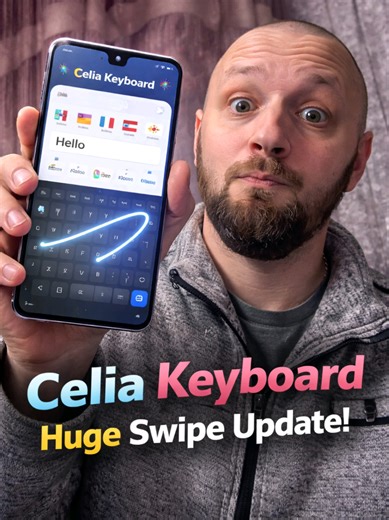 Celia keyboard updated and Swipe feature is now more solid than before, still has work but improved a lot. #gbtechreviews #huawei #harmonyos6 #celia #celiakeyboard