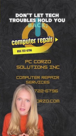 Quick and Reliable Computer Repair – PC Corzo Solutions! 855 722-6796 PCCORZO.COM #computerrepair