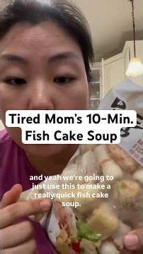 Tired Mom's 10-Min. Fish Cake Soup #koreancooking #koreanfood