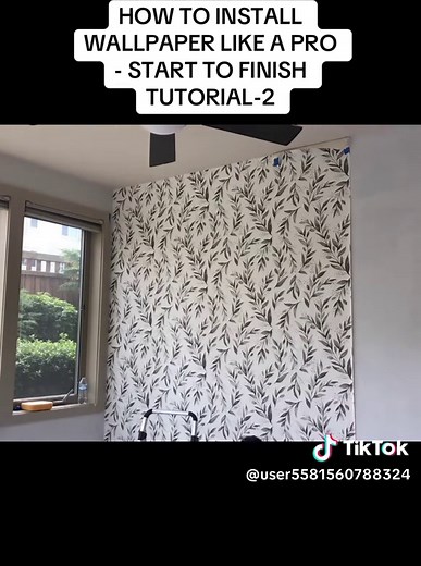 Instalación de papel tapiz como un profesional