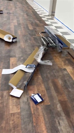 Aqua Guard rigid core LVP install @ the commercial project ❤️