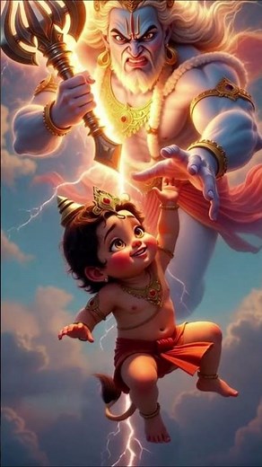 “Little Hanuman – Childhood Adventures 🌟 | #KidsStory #Hanuman #Mythology”