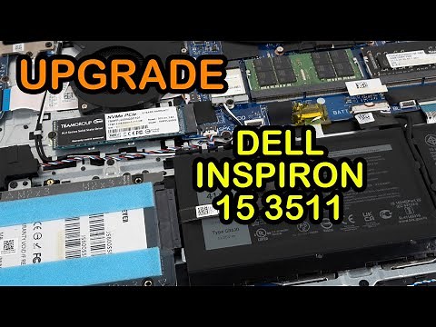 Upgrade Laptop💻Dell Inspiron 15 3511 | Install/Change SSD in M.2, RAM and 2.5 HDDSSD