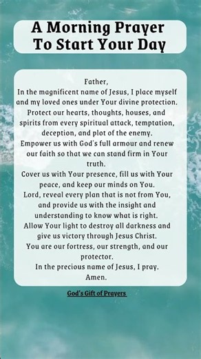 Say This Morning Prayer For Protection 🙏 | Prayer For Spiritual Protection