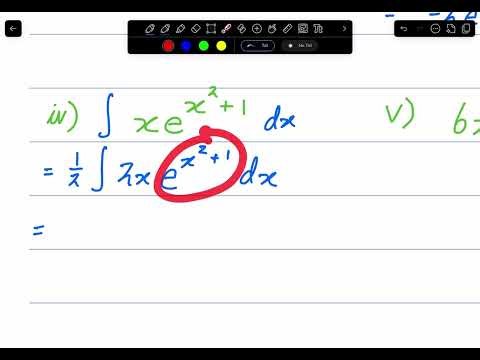 Integration of Exponents 1a Base e