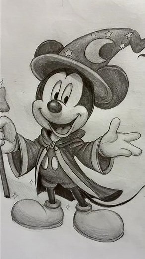 ミッキーマウスの描き方🐭#ミッキーマウス#イラスト#mickeymouth#ディズニー#Disney#ネタ#描いてみた#描き方#大嘘 #shorts #drawing