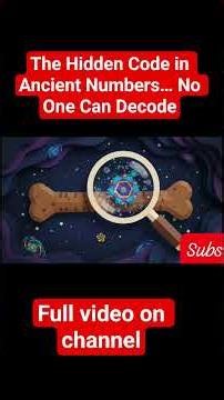 The Hidden Code in Ancient Numbers… #AncientMystery #HiddenTruth #Numbers #LostKnowledge