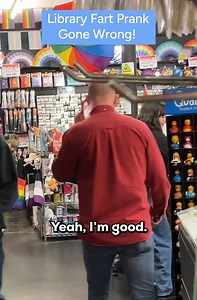 Fart Sound Prank in the Library – It Got Awkward