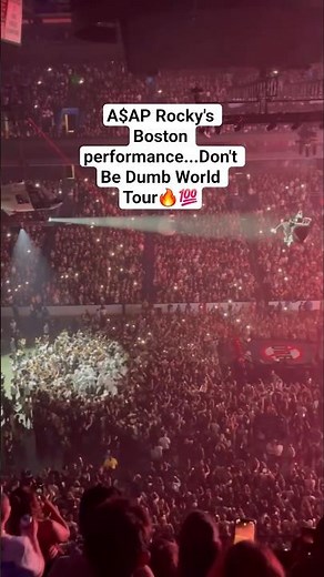 A$AP Rocky's Boston performance...Don't Be Dumb World Tour🔥💯
