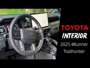 2025 Toyota 4Runner Trailhunter Interior | Detailed Walkthrough
