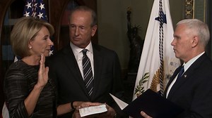 Betsy DeVos sworn in as education secretary