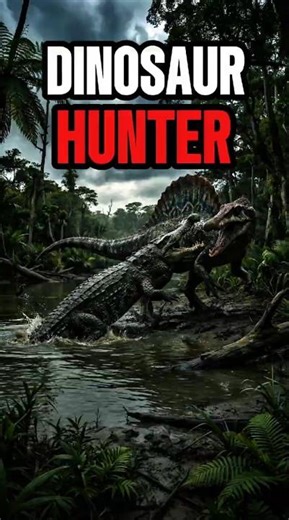 The Giant Crocodile That Hunted Dinosaurs #dinosaur #dinosaurfacts #facts