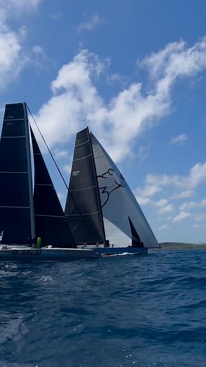 MOD70 Flyby 👋 Smokin’ 👽🐆😮‍💨 #Caribbean600 #RORCracing #Sailing #Yachting | Royal Ocean Racing Club