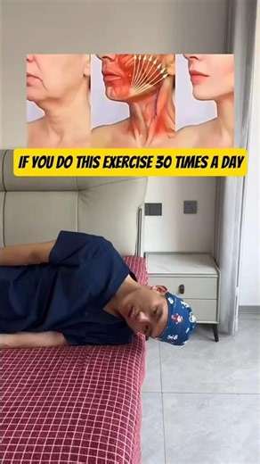 How To Lose The Double Chin & Flatten A Dowager’s Hump From Bed 🤫