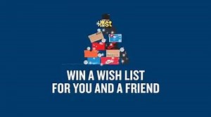 Win a wish list for you and a friend! Check out our wish list for more info: finishline.com/wishlist | Finish Line
