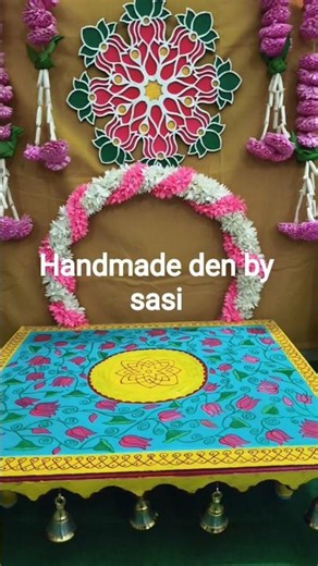 customized hand-painted pooja stand #poojapeetalu #diy