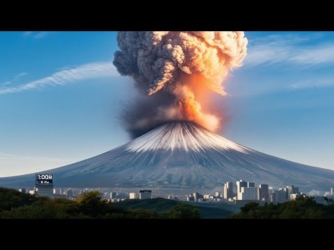MOUNT FUJI ERUPTION 2025 | Mega Tsunami Destroys Japan – Cities Erased by Monster Waves