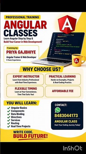 Angular Classes for Beginners | Learn Angular with Projects