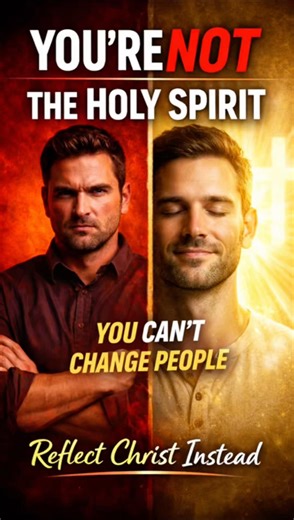 YOU CAN'T FORCE PEOPLE TO CHANGE…REFLECT JESUS CHRIST INSTEAD #Shorts #ChristianShorts #holyspirit