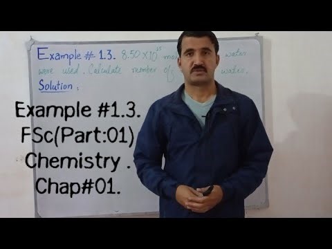 Example #1.3(FSc ,Part:01, Chemistry)Chap#01.