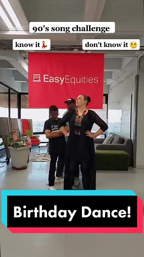 It's our 8th Birthday today!🎉 And what better way to celebrate than a good ol' dance party😎 We've also got a new birthday suit (website)😉 Go check it out: https://www.easyequities.co.za/ #90ssongchallenge #easyequities #investing