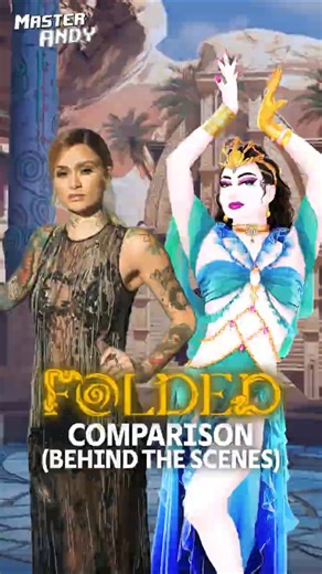 Folded by Kehlani | Just Dance Comparison / Behind The Scenes 🌊 #JustDance #BehindTheScenes #Dance