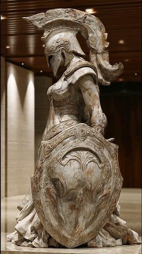 the Roman female warrior statue, mysterious origins of this powerful figure of the Roman Empire