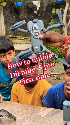 DJI Mini 5 Pro Drone First Time Unfold Tutorial Viral || DJI Mini 5 Pro #djidrone #dji #djimini5pro