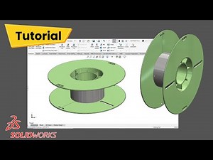 SolidWorks Modeling Tutorial - Filament Spool