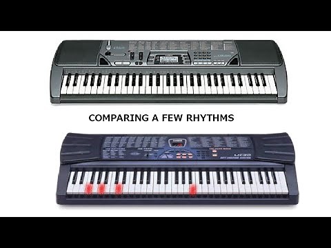 Comparison of a few rhythms on the CTK-700 and LK-30