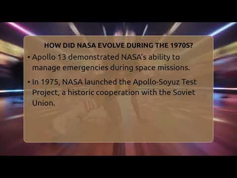 How Did NASA Evolve During The 1970s? - I'm a 70s Baby