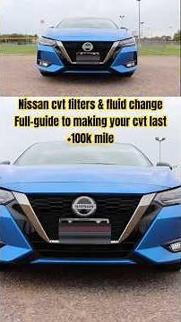 Nissan CVT filters & fluid change. How to make a CVT last 100k miles. #auto #repair #cvtfluidchange