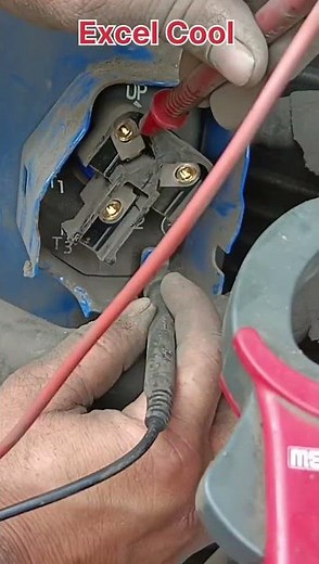 3 phase compressor winding test || #airconditioner #electronic #electrician #compressor